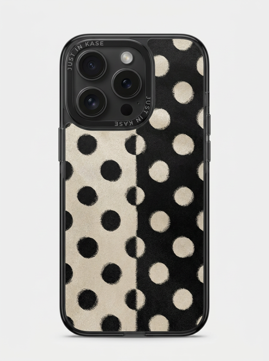 BLACK DOTS CASE PLATE
