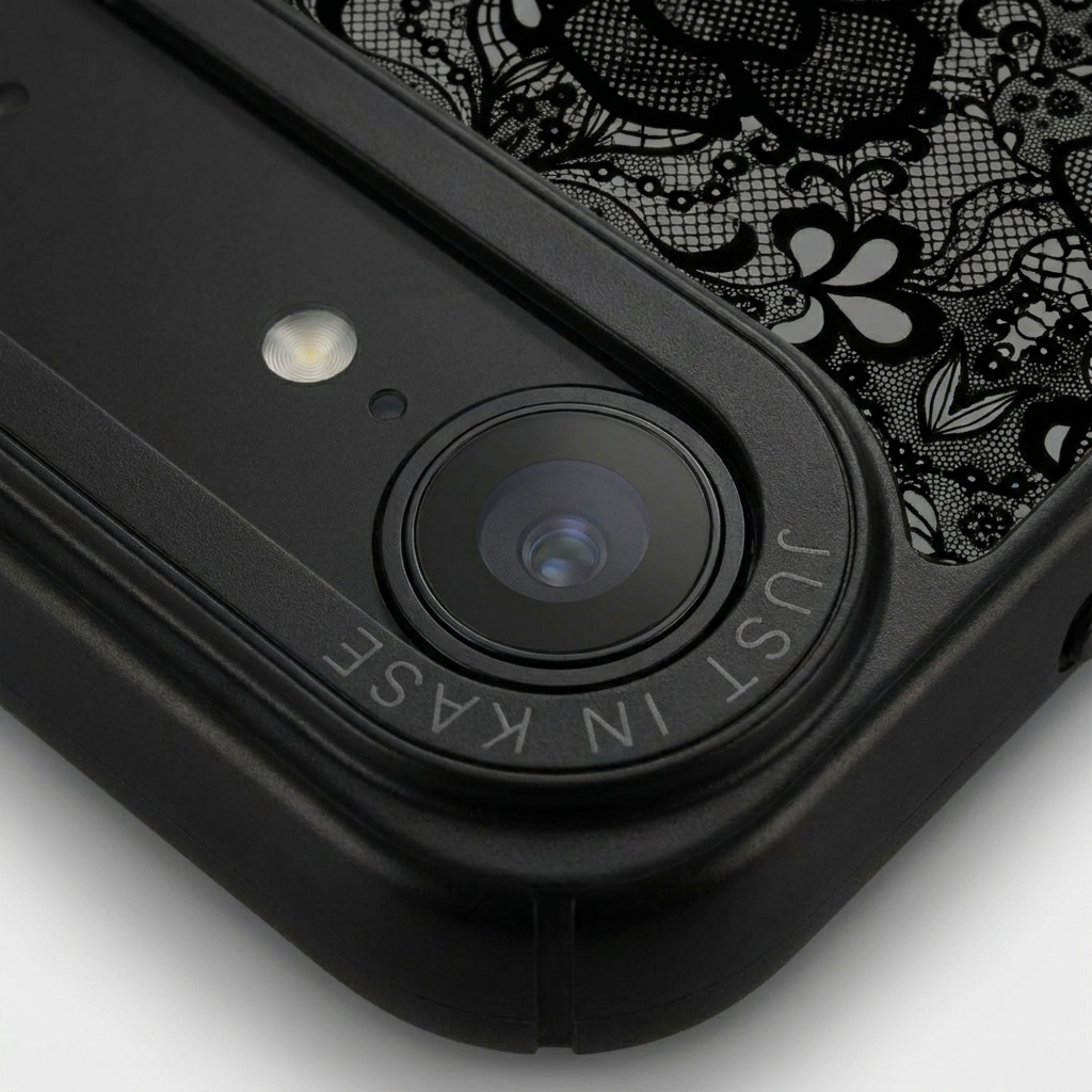 BLACK LACY CASE PLATE
