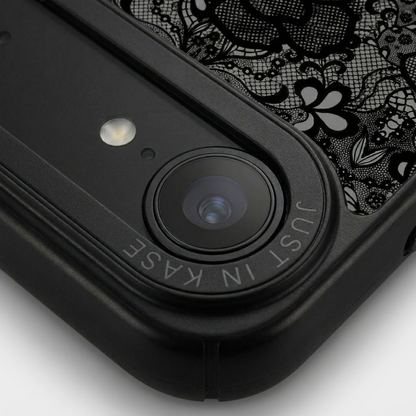 BLACK LACY CASE PLATE