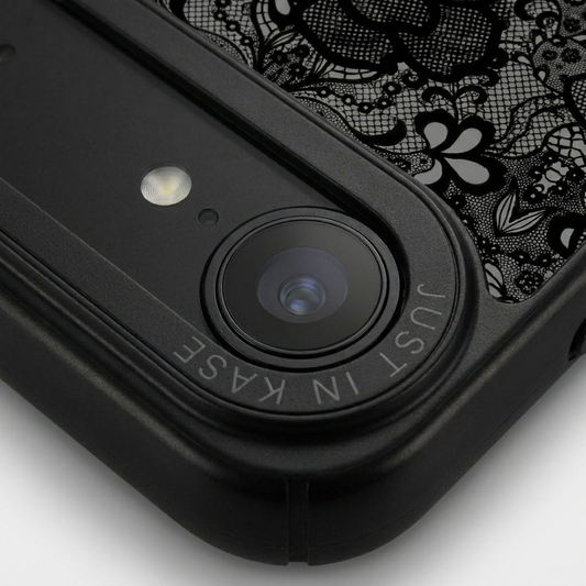 BLACK LACY CASE PLATE