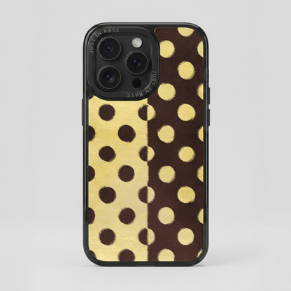 YELLOW DOTS CASE PLATE