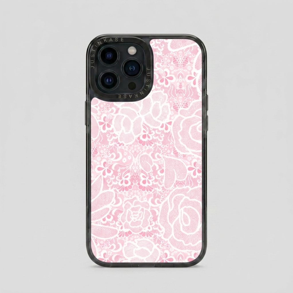 PINK LACY CASE PLATE
