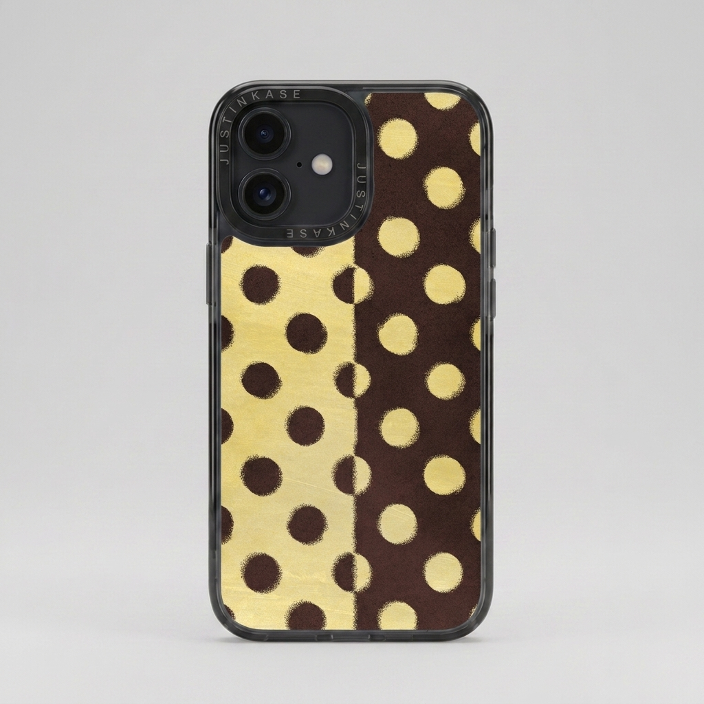 YELLOW DOTS CASE PLATE