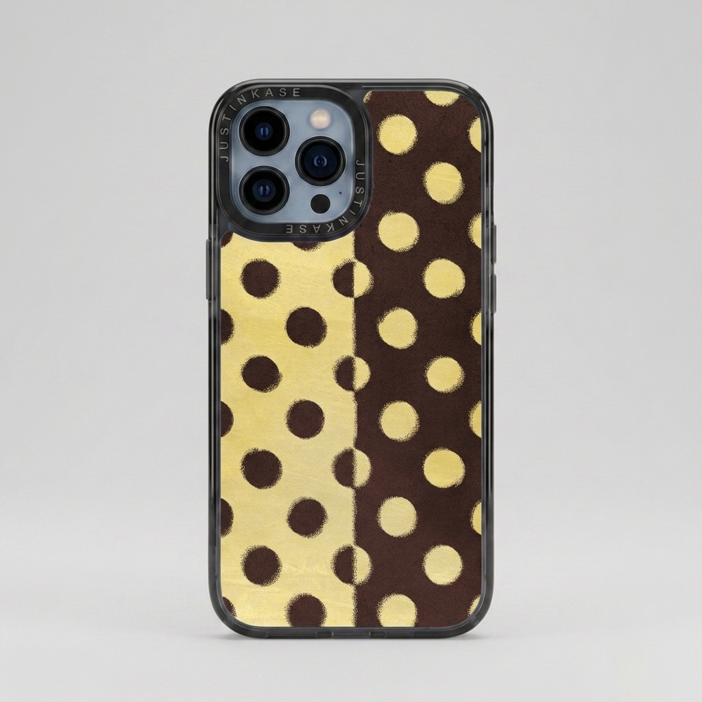 YELLOW DOTS CASE PLATE