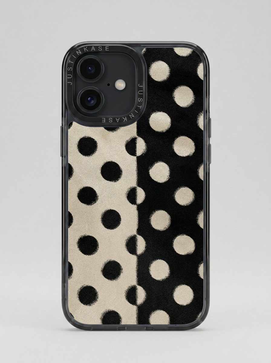 BLACK DOTS CASE PLATE