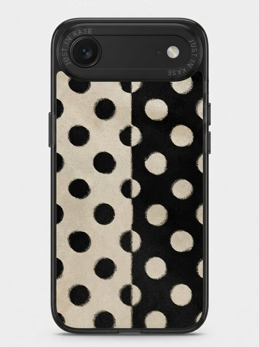 BLACK DOTS CASE PLATE