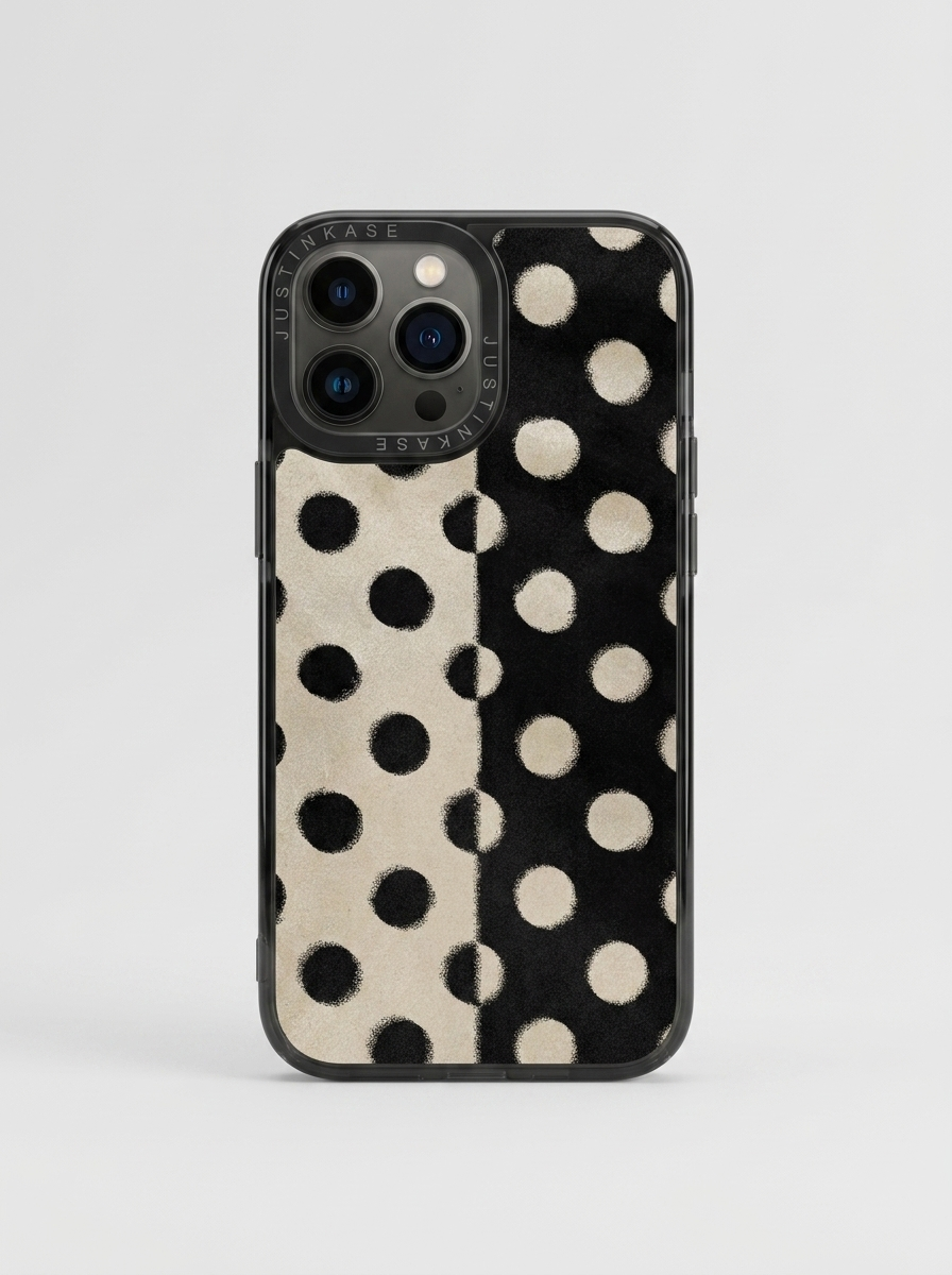 BLACK DOTS CASE PLATE