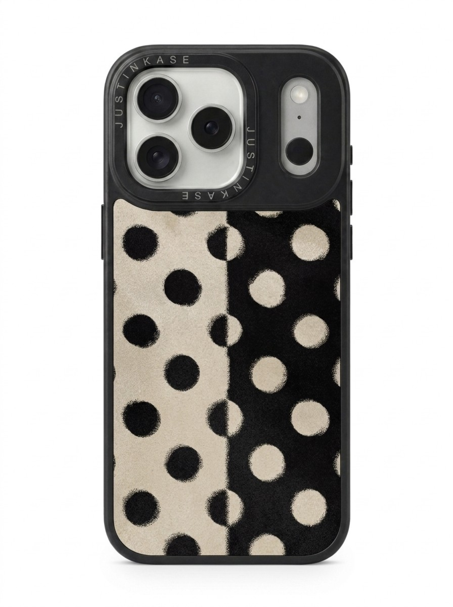 BLACK DOTS CASE PLATE