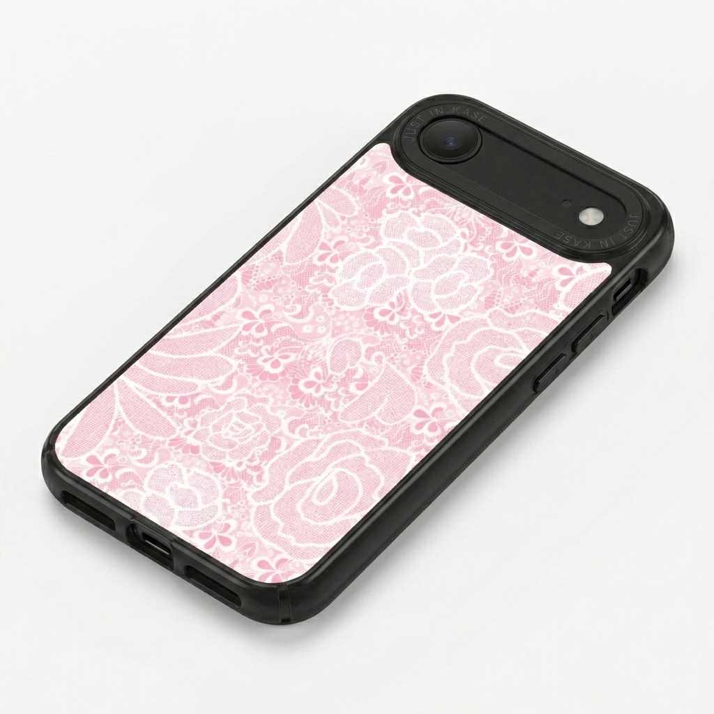 PINK LACY CASE PLATE