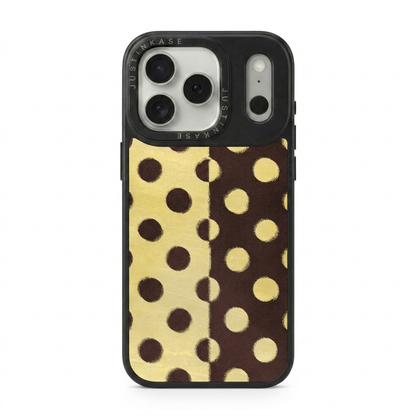 YELLOW DOTS CASE PLATE