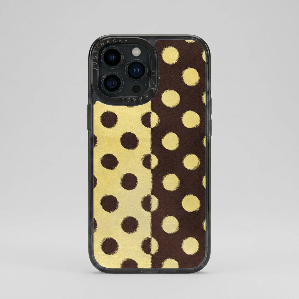 YELLOW DOTS CASE PLATE