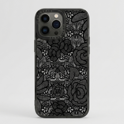 BLACK LACY CASE PLATE