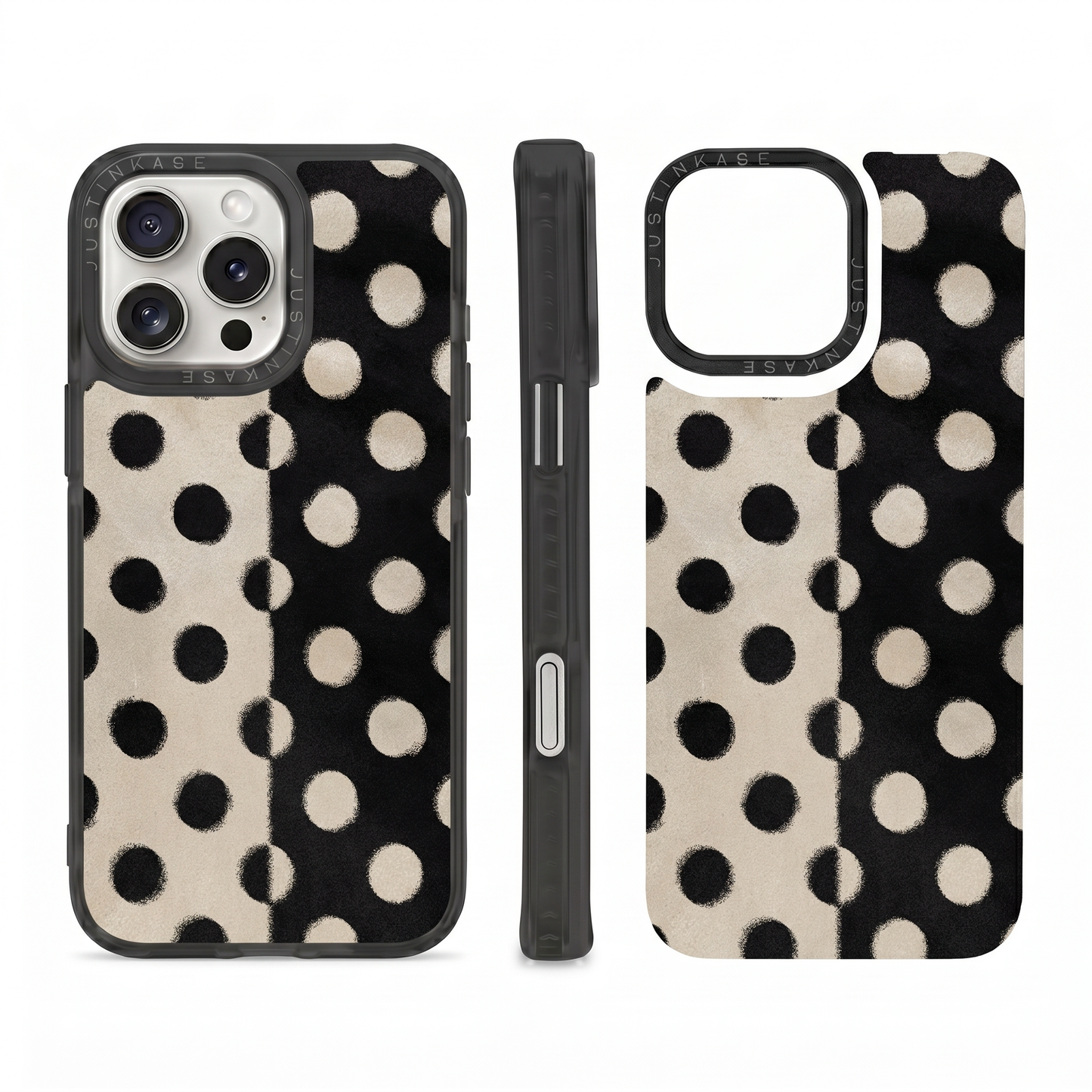 BLACK DOTS CASE PLATE
