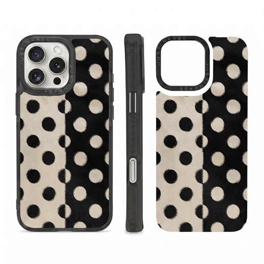 BLACK DOTS CASE PLATE